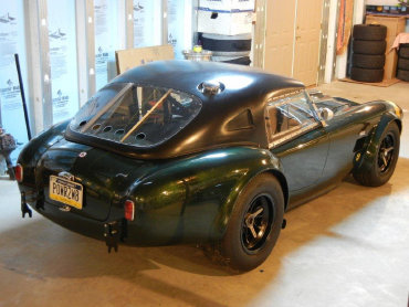 Allen Bishop's Le Mans top was fitted but not painted yet. Note how Allen did the back window...a beautiful job.